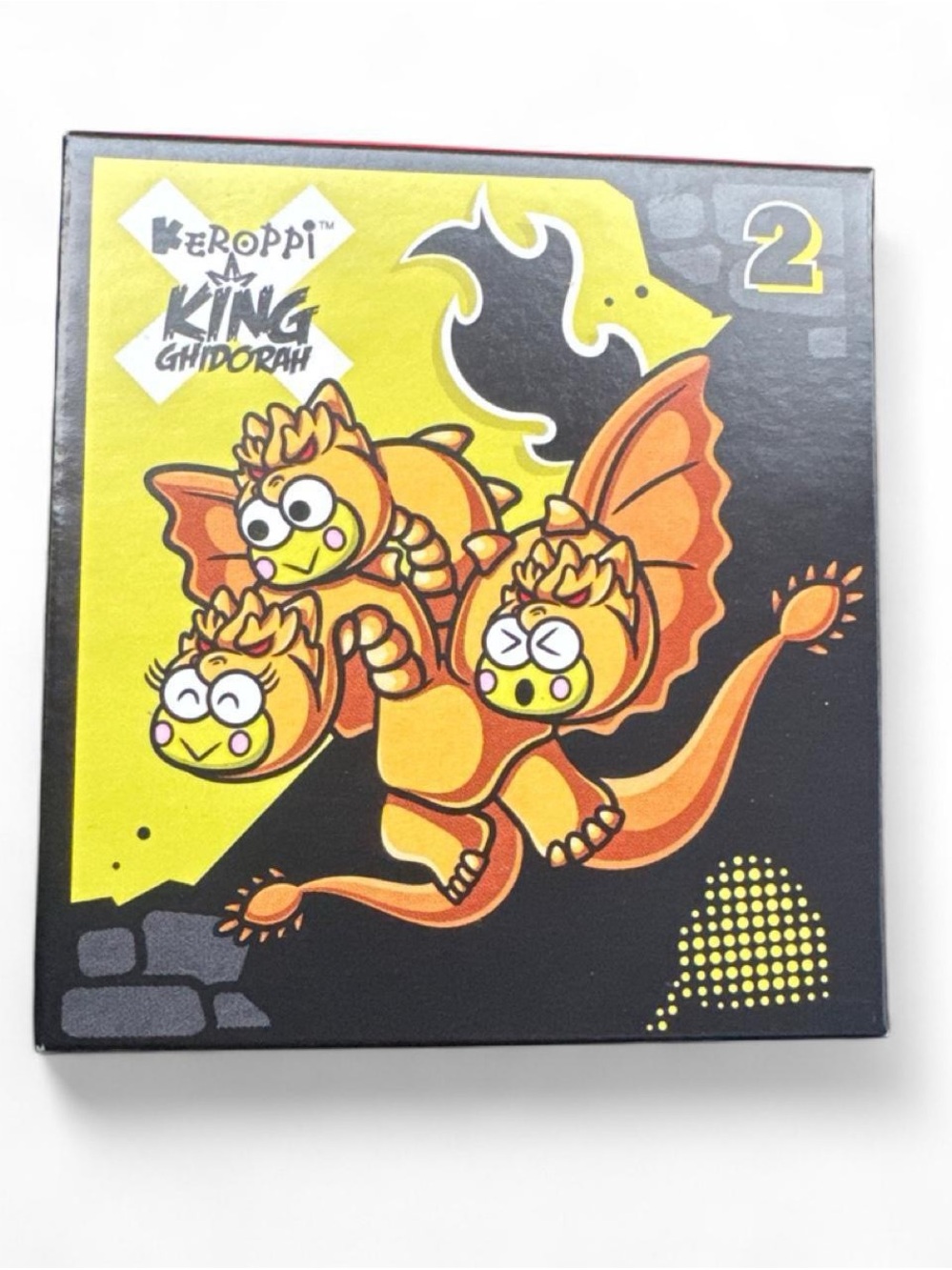 Sanrio Keroppi King Ghidorah Orange and Yellow Collectible Toy Box